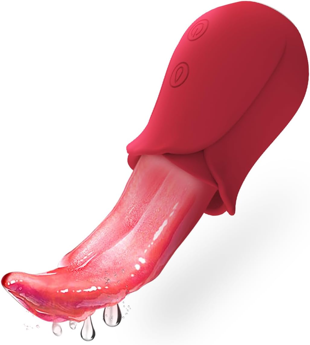 Jouets Sexuels Pour Femmes, Vibrateurs Réalistes Pour Lécher La Langue, Pour Mamelon, Sein, Stimulateur Clitoridien Avec 10 Vibrations, Jouets Sexuels Pour Adultes Pour Couples Féminins
